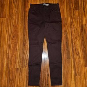 4 For $50 🎃Old Navy Deep Maroon Rockstar Super Skinny High Rise Jeans Women's 6